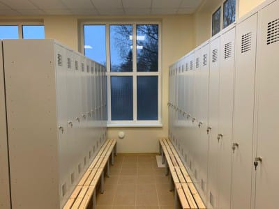 In December 2020, VVN delivered and installed metal wardrobes to the company "Valmieras Namsaimnieks".